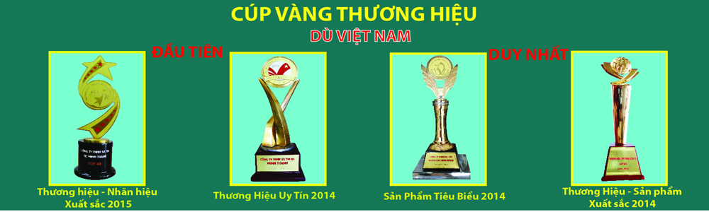 Cúp Vàng Thương Hiệu Dù Việt Nam - Đầu tiên và Duy nhất